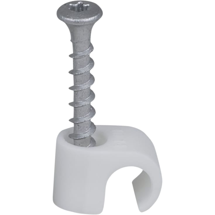 100 stk Tillex skrueclip, 5X33 mm, 10-14 W