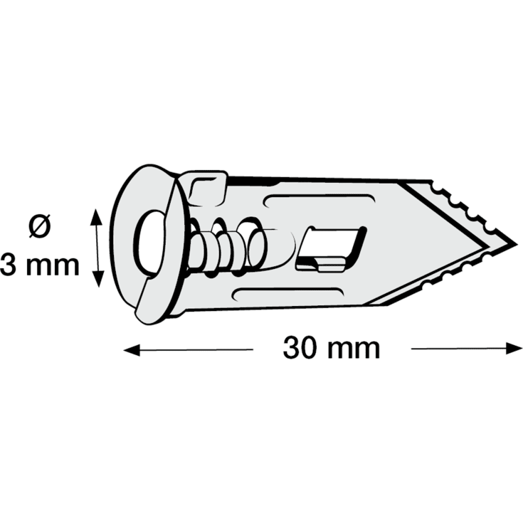 50 stk Plugger Speedex for gips 9-13 mm (50)