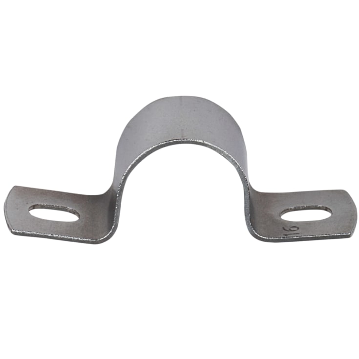 100 stk Kabelbøjle MB 16 mm, 2-lap, rustfrit stål, A2, AISI 304 (100)