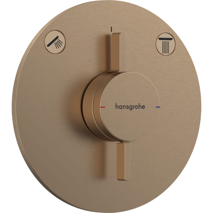 Hansgrohe DuoTurn S duschblandare, brons