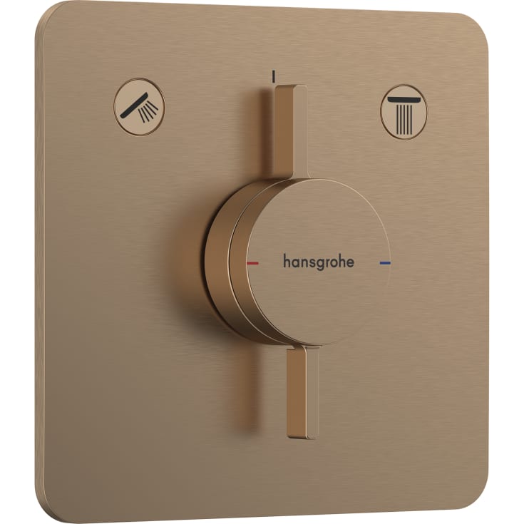 Hansgrohe DuoTurn Q dusjbatteri, bronse