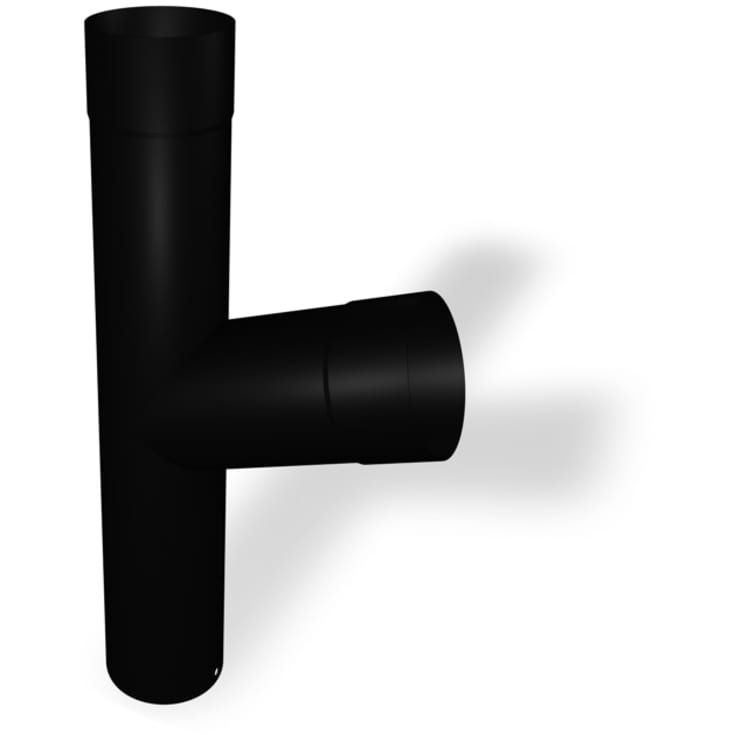 2 st Prefa grenrör 100 x 60 mm, 72°, P10, svart