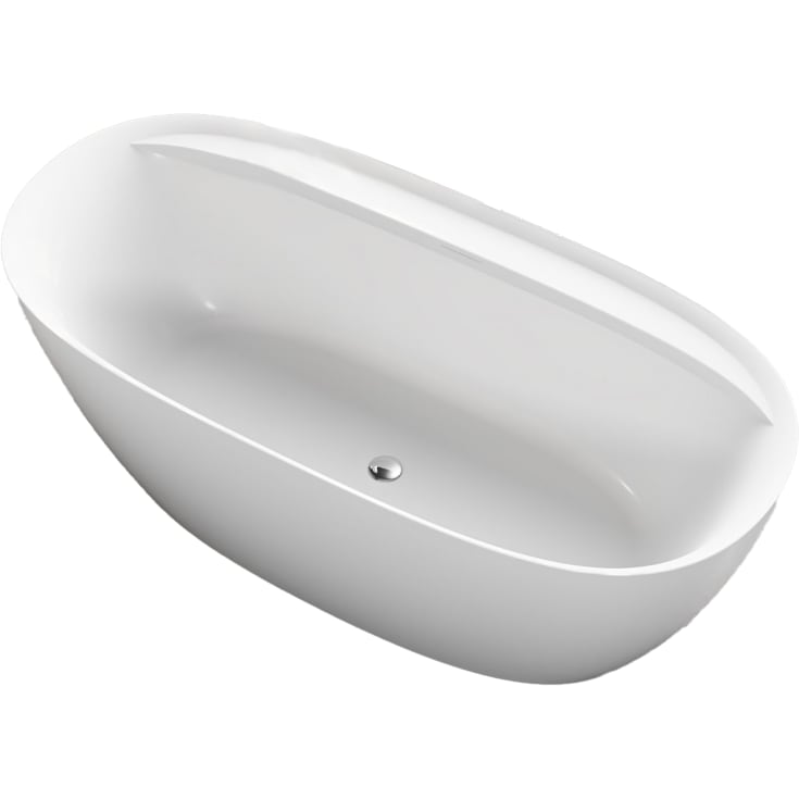 Kriss Style badkar, 170x80 cm, matt vit