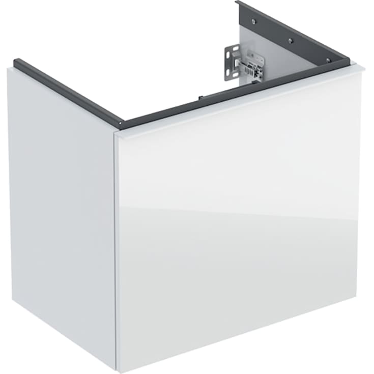 Geberit Acanto underskab, 59,2x41,5 cm, hvid glas