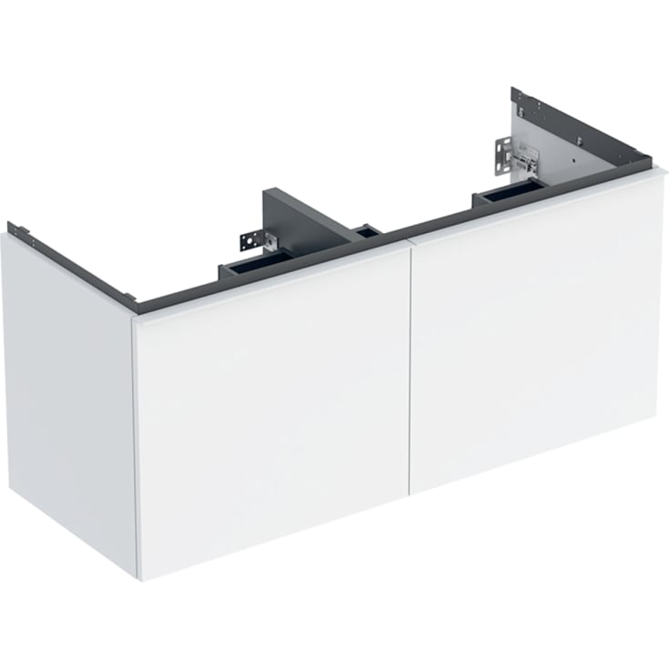 Geberit Acanto tvättställsunderskåp, 118,4x47,5 cm, vit högglans