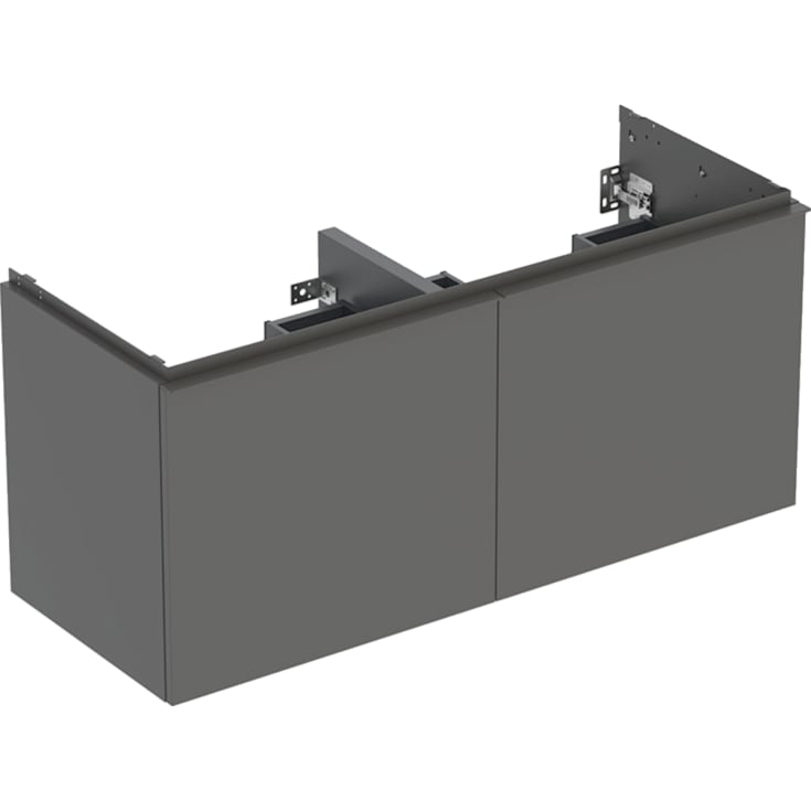 Geberit Acanto tvättställsunderskåp, 118,4x47,5 cm, matt grå