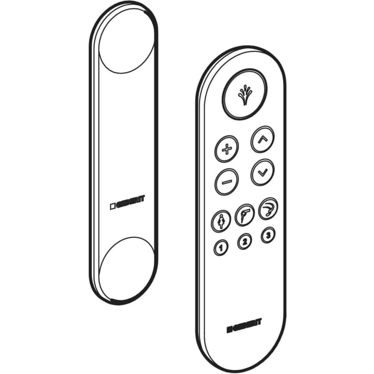 Geberit AquaClean Mera fjernbetjening, stor