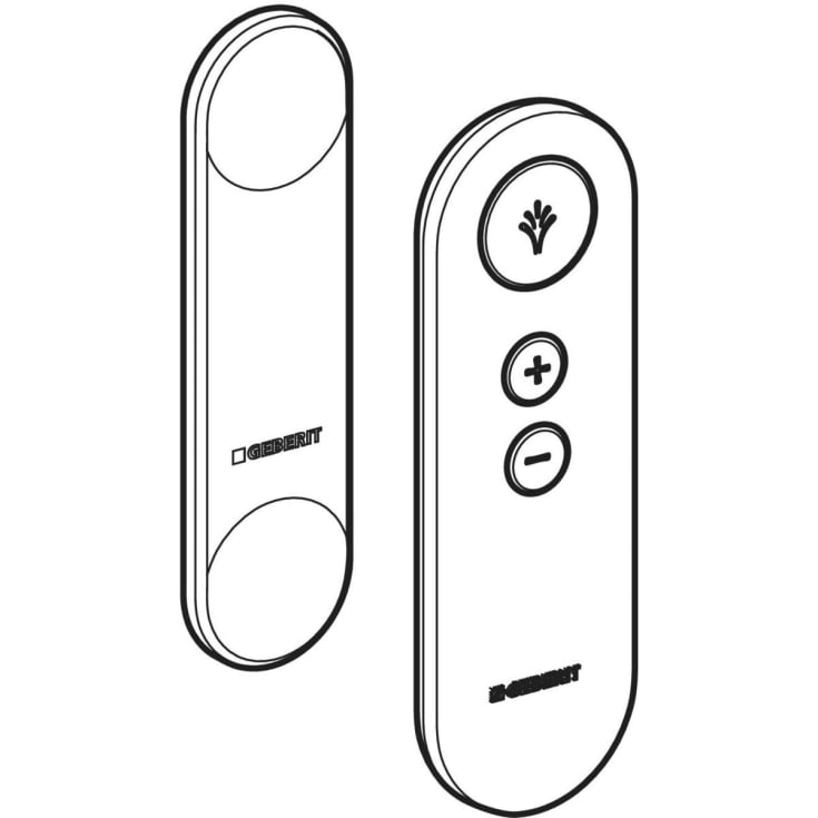 Geberit AquaClean Alba/Cama fjernbetjening, lille