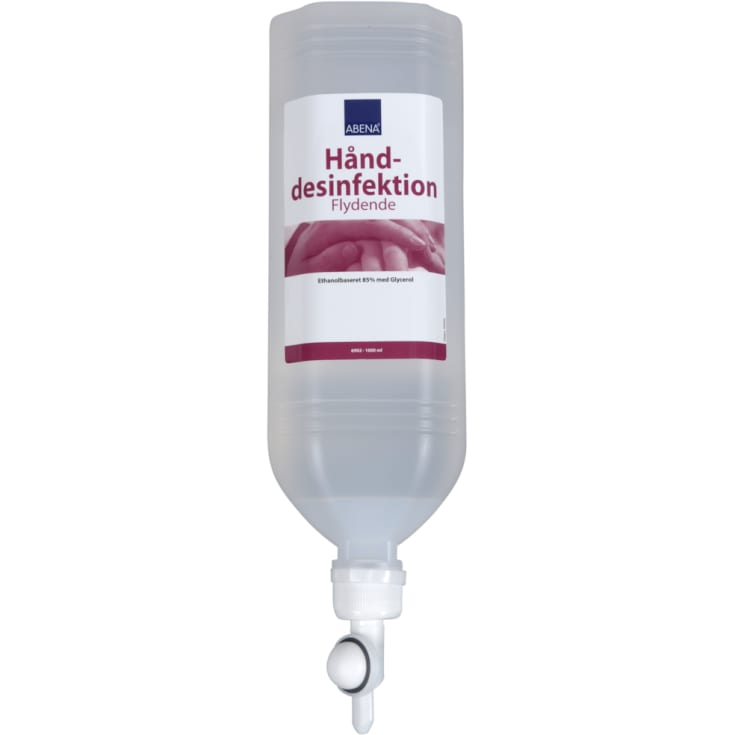12 stk Abena hånddesinfektion, til dispenser, 1 liter