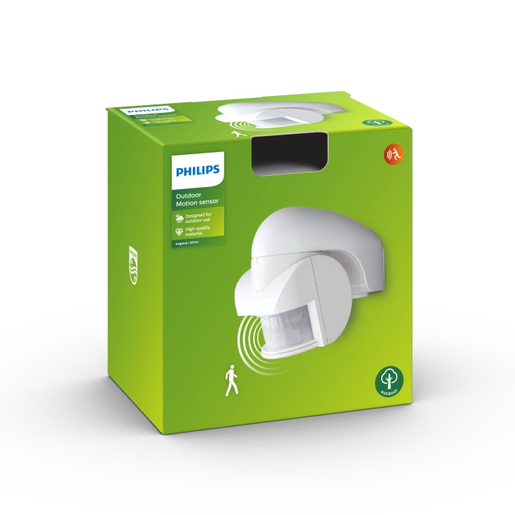 Philips myGarden Virginia bevegelsessensor, hvit