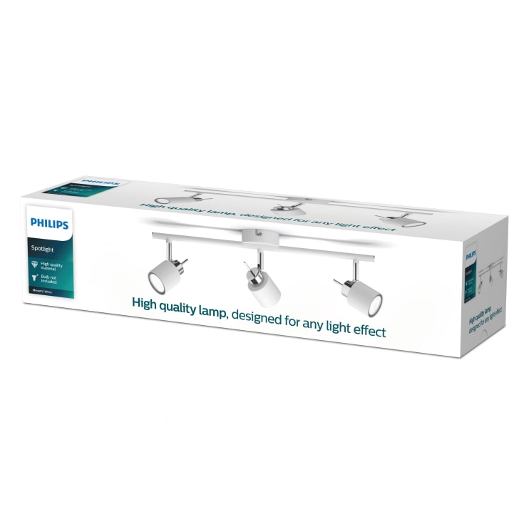 Philips myLiving Meranti spotter i tak, hvit