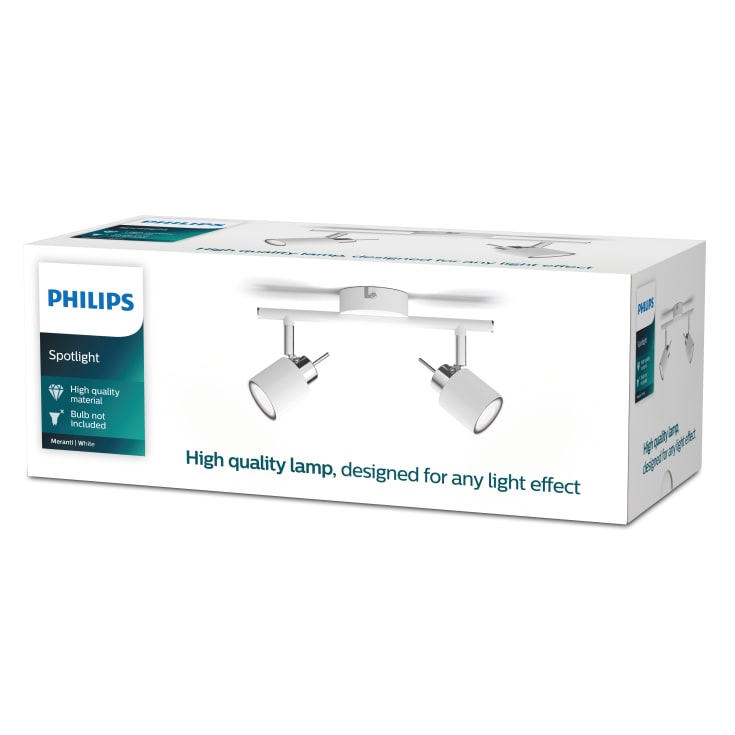 Philips myLiving Meranti spotter i tak, hvit