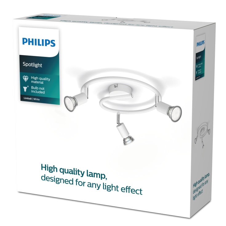Philips myLiving Limbali spotter i tak, hvit