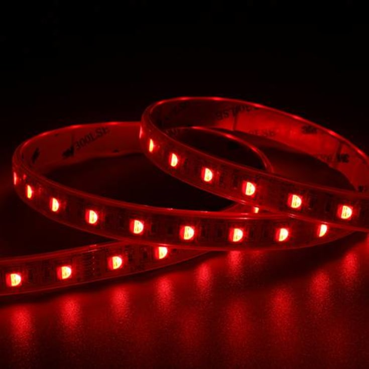 Ansell E-Cell udendørs LED strip, farvet lys, 10 meter