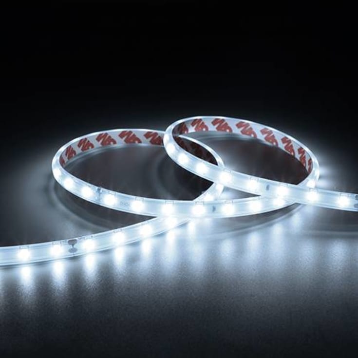 Ansell Lighting E-Cell udendørs LED strip, 6500K, 500lm, 50 meter