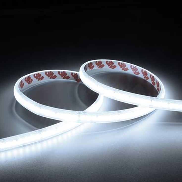 Ansell Lighting E-Cell udendørs LED strip, 6500K, 1440lm, 50 meter