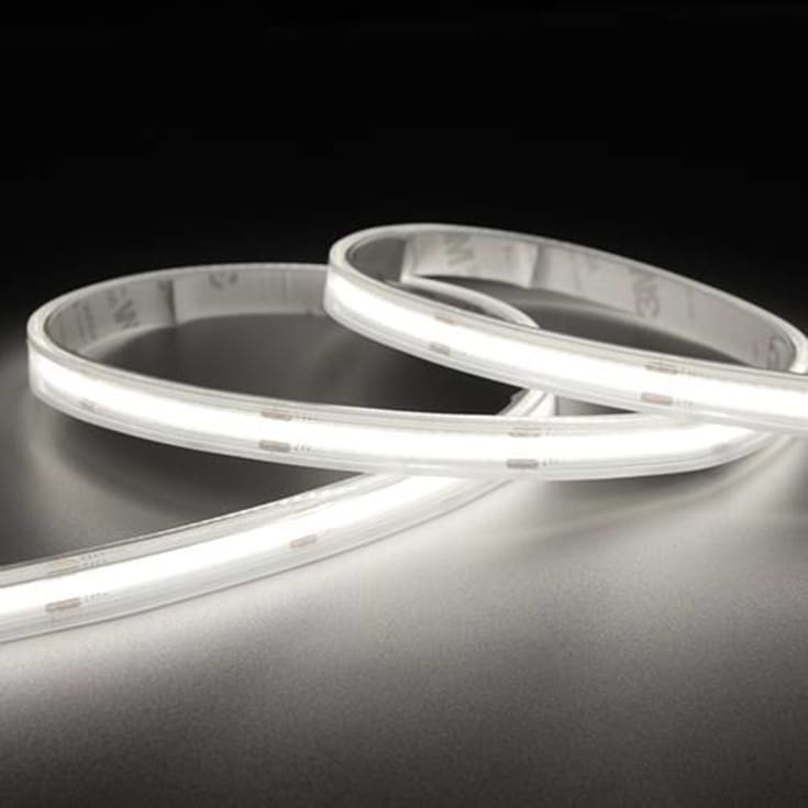 C-Cell Cob 10M Strip 24V IP65 8W/965 776lm/m B:10mm Klip:41,67mm