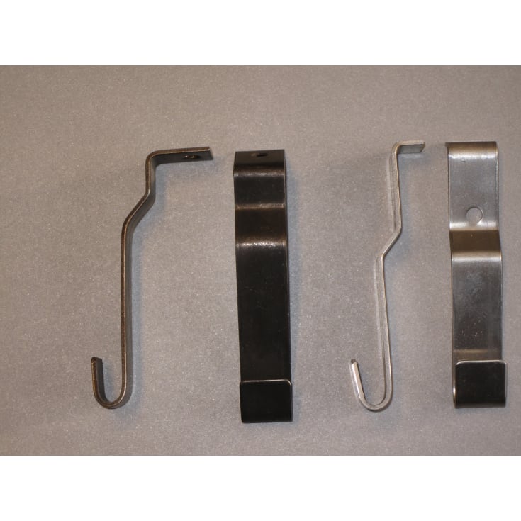 Kongebro facadebeslag sort til fastgørelse af facadeskifer 201