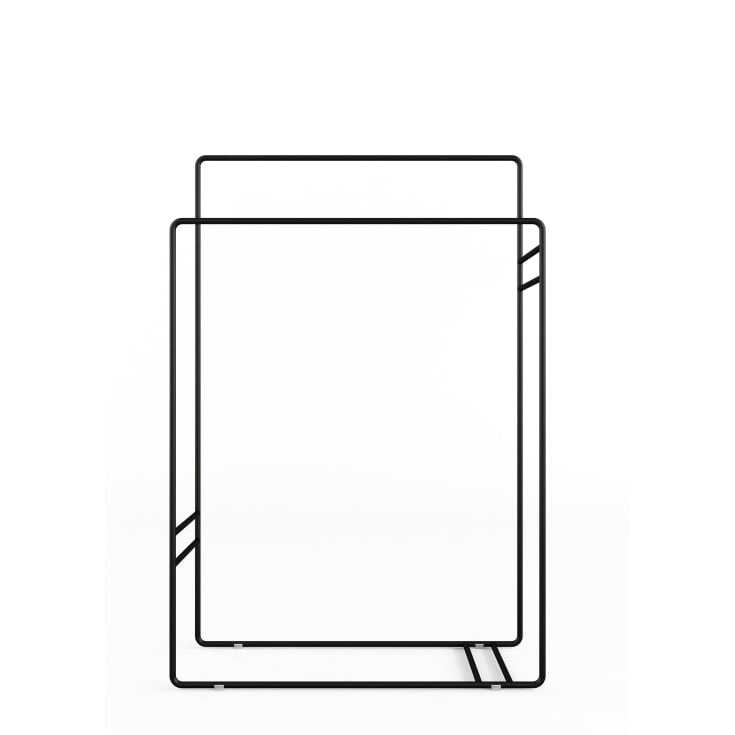 Metallbude Delaya håndklædeholder, 60 cm, sort