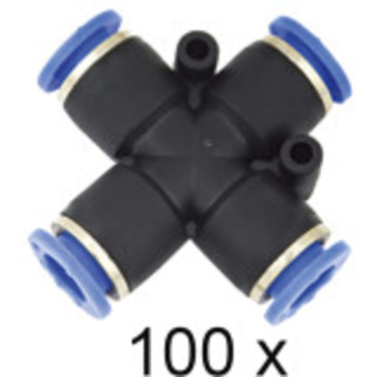 Push-In kryds 12mm. Pakke med 100 stk.