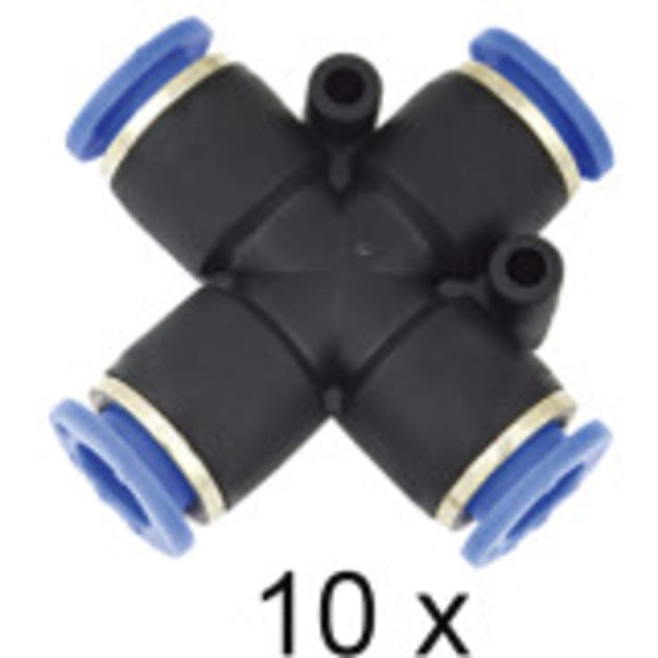 Push-In kryds 12mm. Pakke med 10 stk.