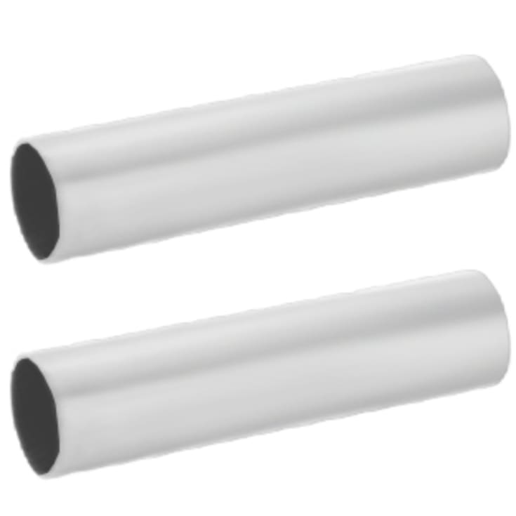 Kriss Vintage dekkdør Ø18x160 mm, 2 stk, hvit