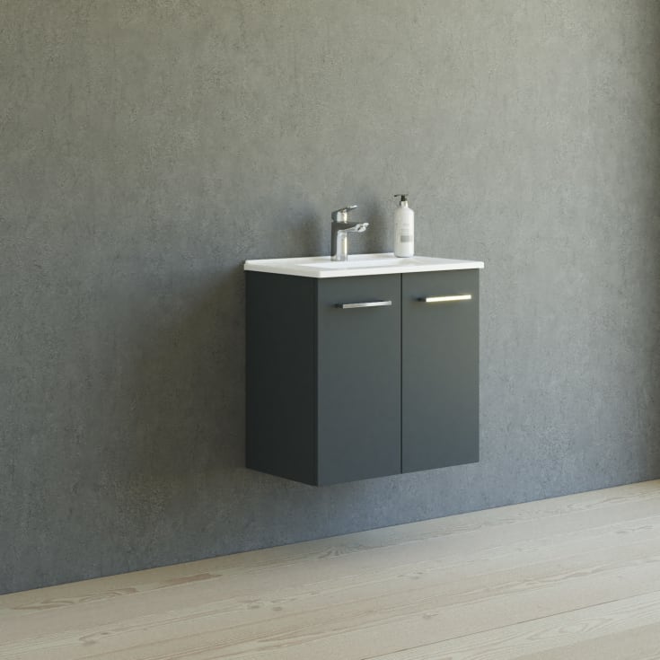 Dansani Mido+ møbelpakke, 61x36,5 cm, matt grå