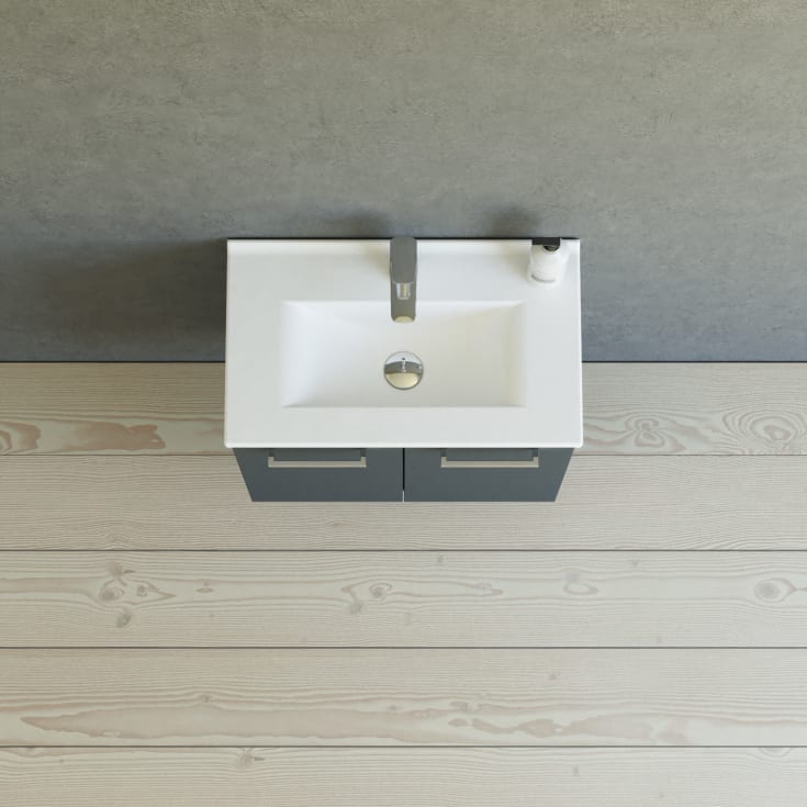 Dansani Mido+ möbelpaket, 61x36,5 cm, matt grå