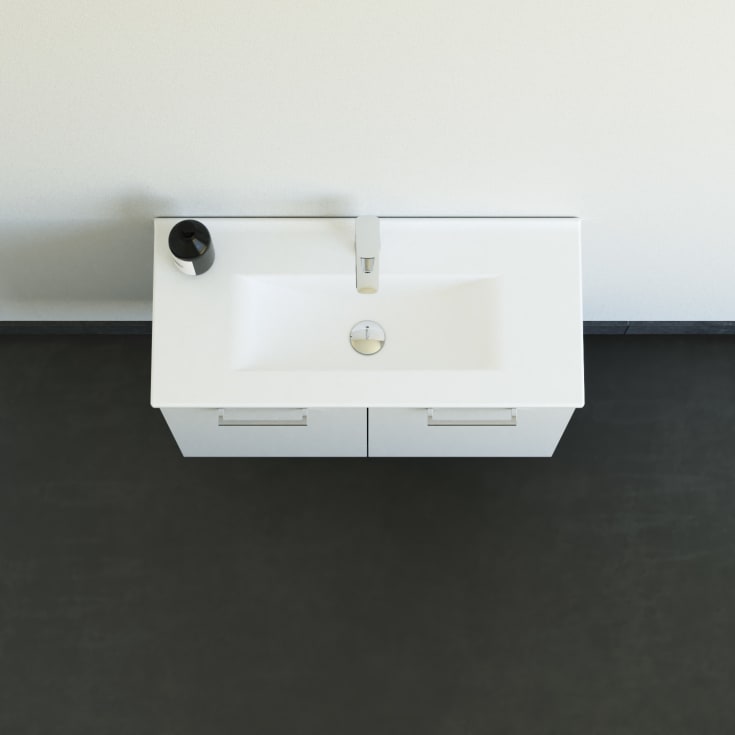 Dansani Mido+ möbelpaket, 81x36,5 cm, vit högglans