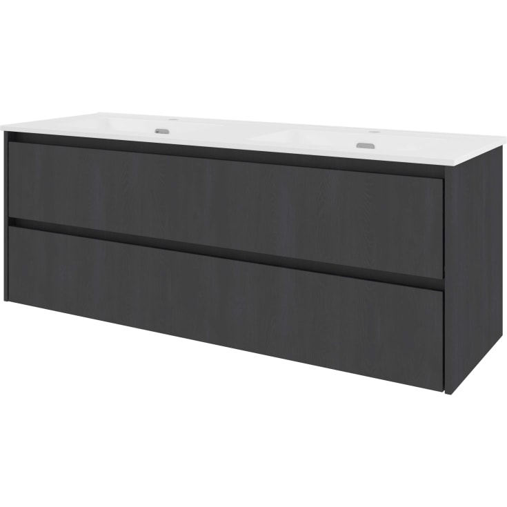 Sanibell Proline møbelpakke, 141x46,8 cm, sort eg