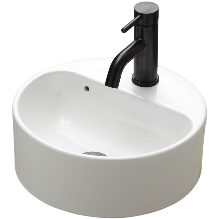 Lavabo Axa Rondo 35 servant, Ø35 cm hvit