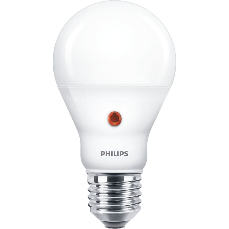 LED Standard Dag/Natt sensor 6,5W 840, 806 lumen, E27, matt