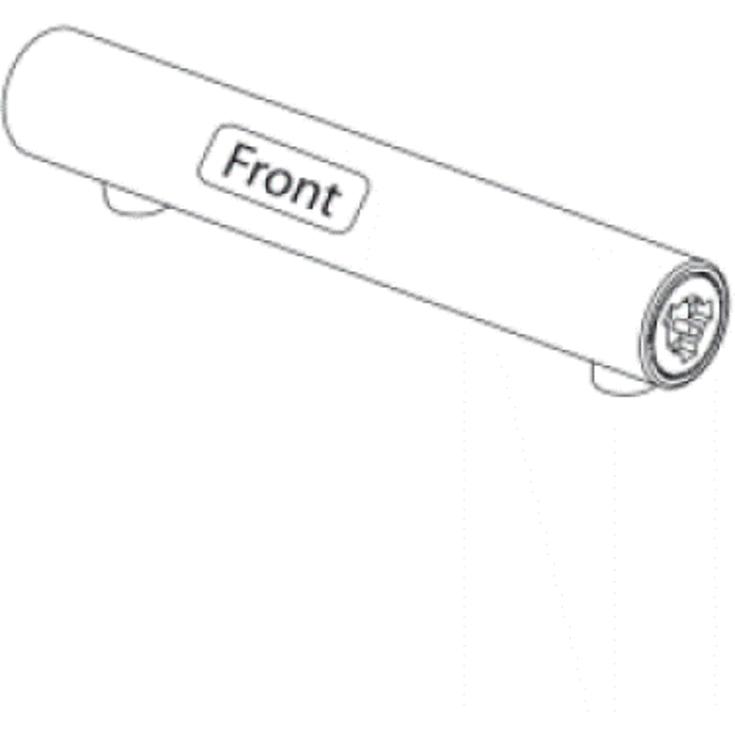 Pressalit konsolrør - erstatningskonsolrør, sort