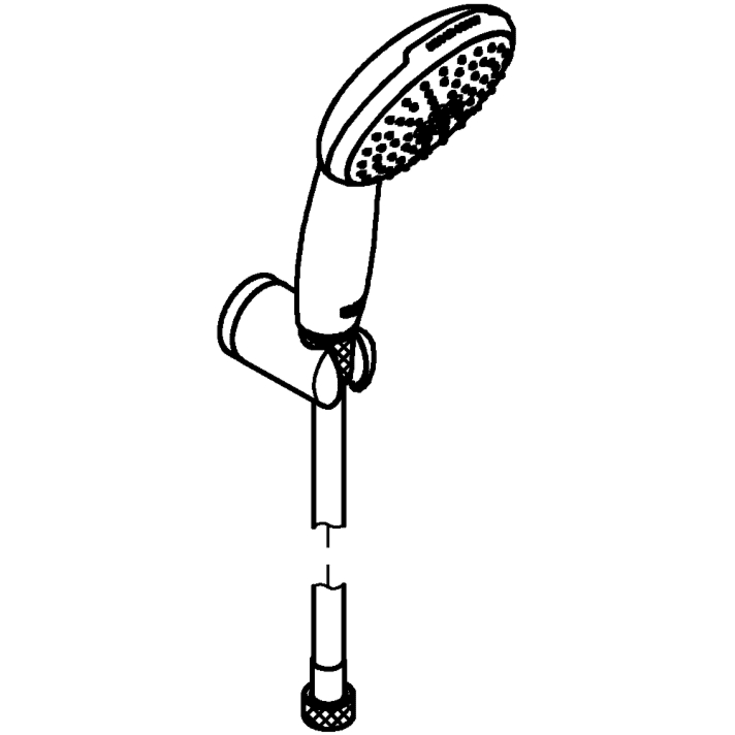 Grohe Vitalio Comfort 110 brusesæt, vandbesparende,  krom