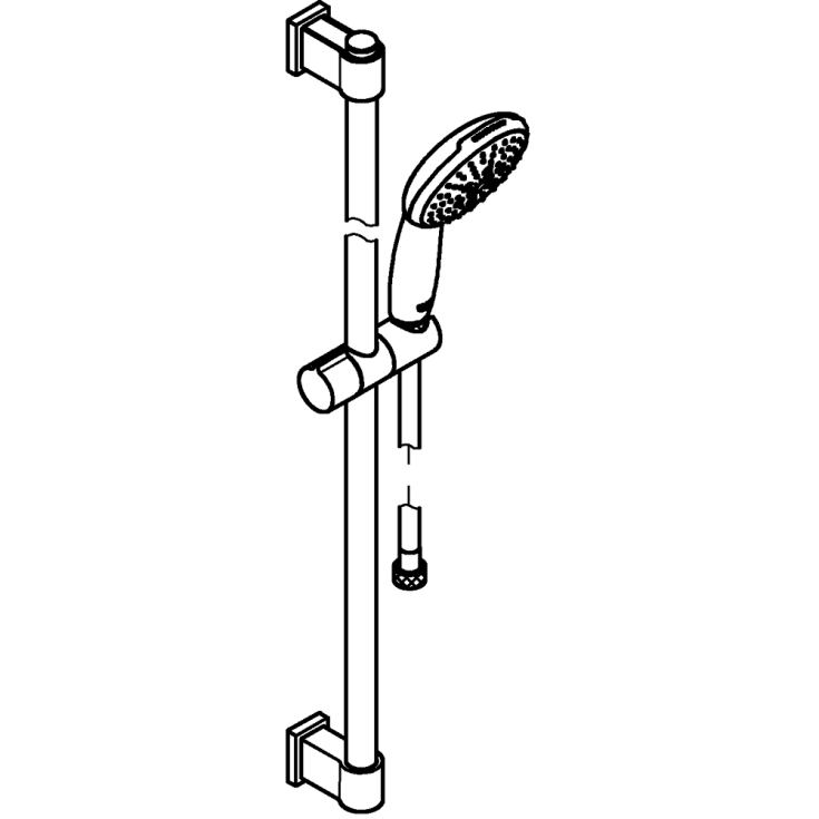 Grohe Vitalio Start 110 brusesæt, vandbesparende,  krom