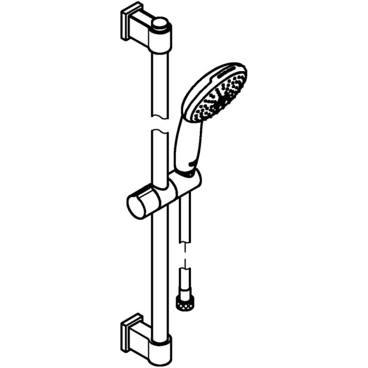 Grohe Vitalio Start 110 brusesæt, krom