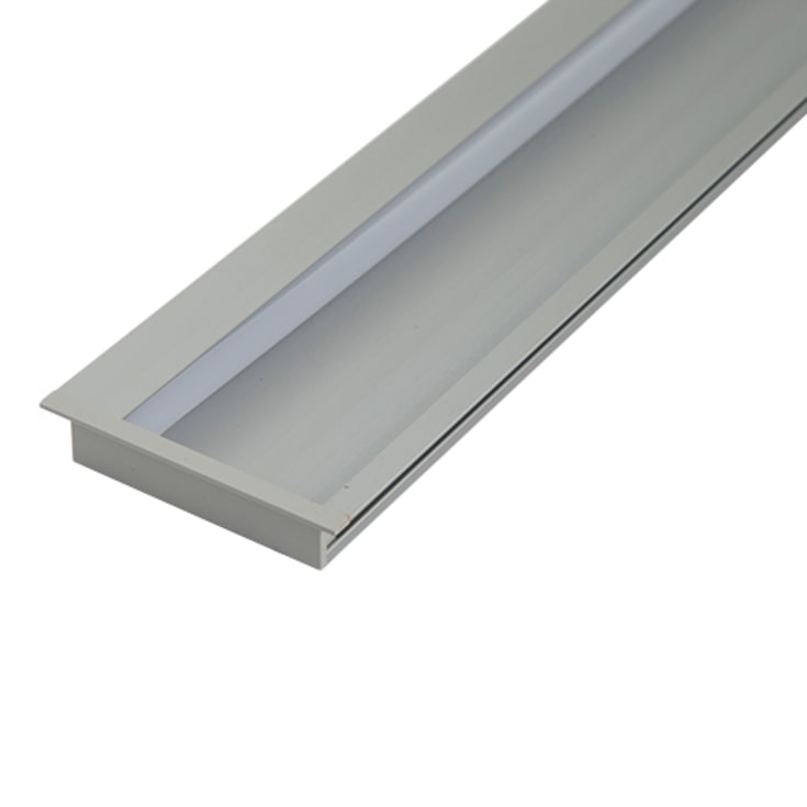 Ansell Lighting LED skinne, vegg, 66,1x12,5 mm, 2 meter, aluminium