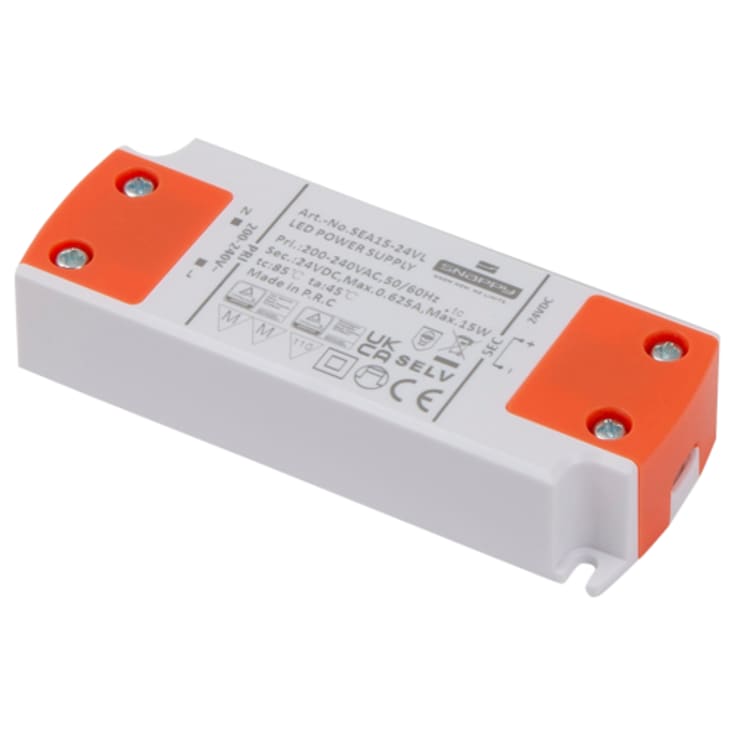 Ansell Lighting LED driver, 24V, 15W
