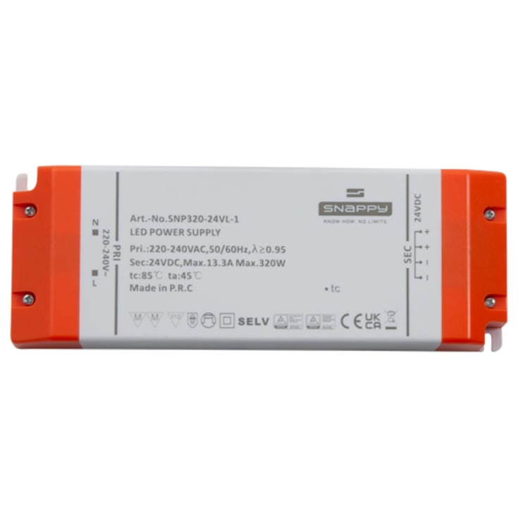 LED Driver 320W 24Vdc IP20
