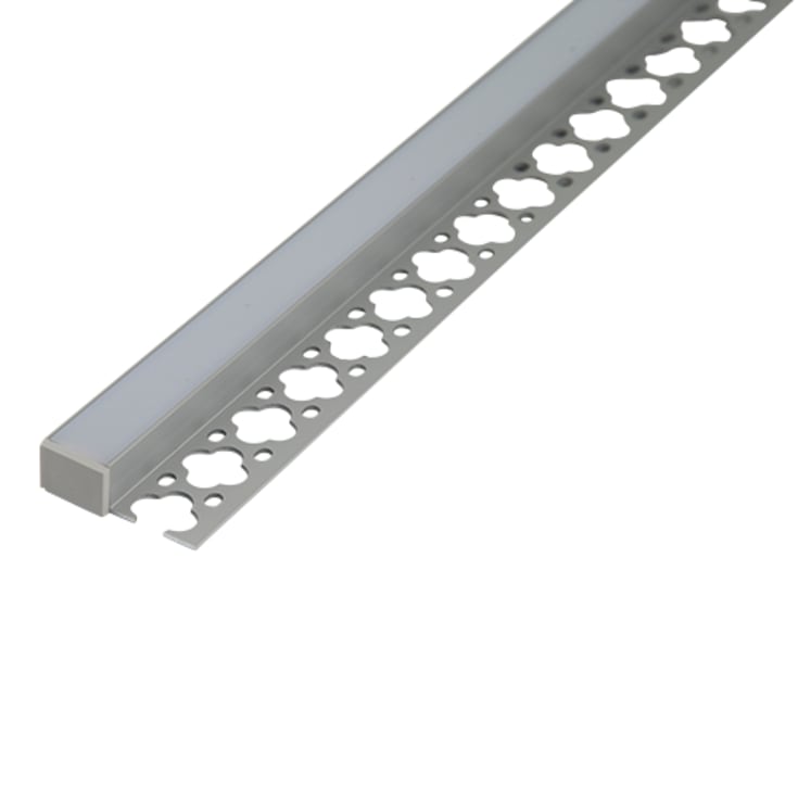 2M Indspartlingsprofil kant (indv. 12,5) IP20 alu