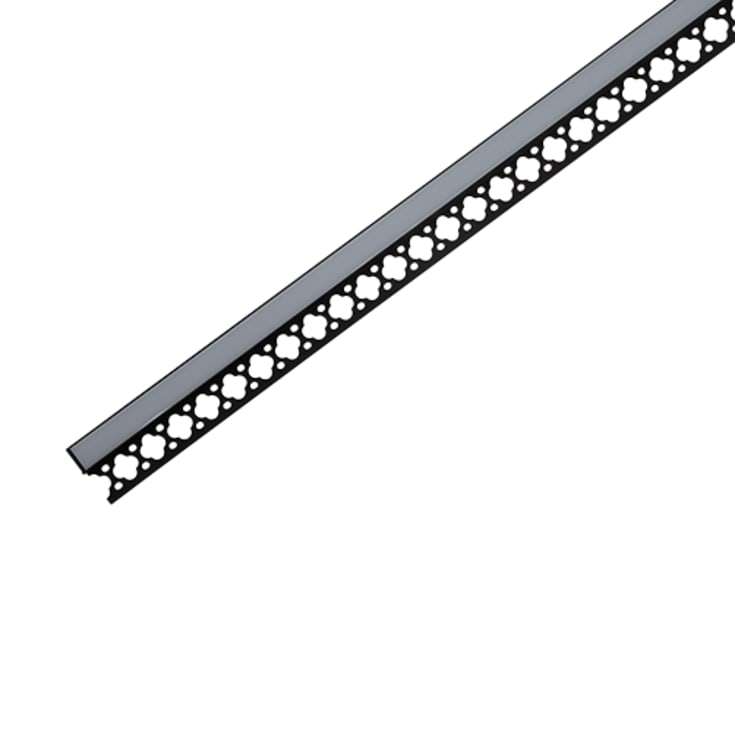 Ansell Lighting LED skinne, indspartling, 11,3x35,5 mm, 2 meter, sort