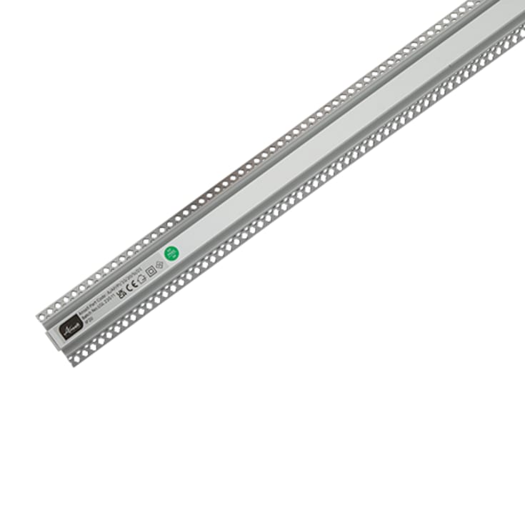 Ansell Lighting LED skinne, indspartling, 26,5x46,5 mm, 2 meter, aluminium