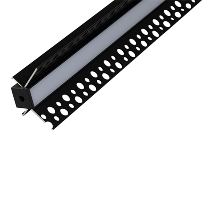 Ansell Lighting LED skinne, indspartling, 26,5x46,5 mm, 2 meter, sort