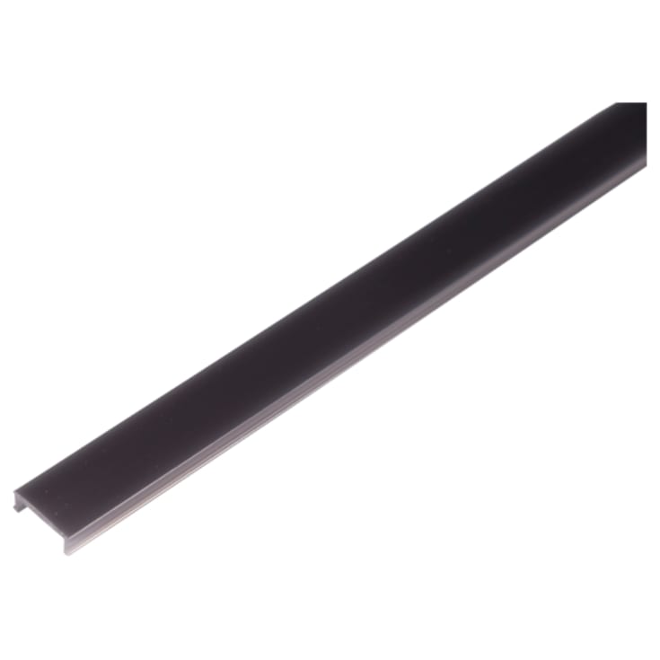 2M Sort afskærmning til 15x20 Profil, 13 mm, IP20