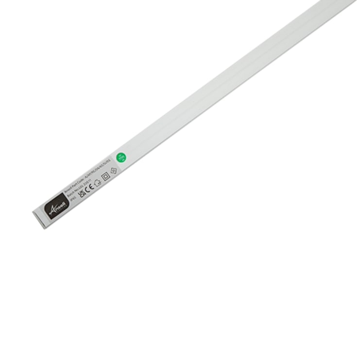 Ansell Lighting LED skena, inbyggd, 26x21,3 mm, 2 meter, aluminium