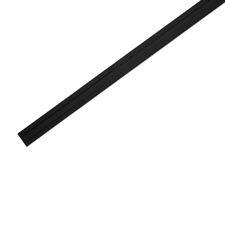 Ansell Lighting LED skena, inbyggd, 26x21,3 mm, 2 meter, svart