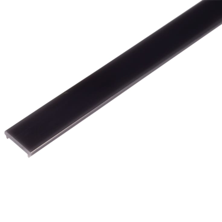 2M Sort afskærmning til 26x21,3 Profil IP65, 21 mm, IP65
