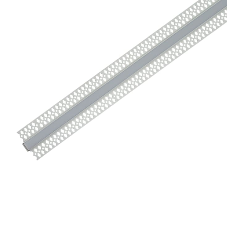 Ansell Lighting LED skena, spackling, 15x56,2 mm, 2 meter, aluminium