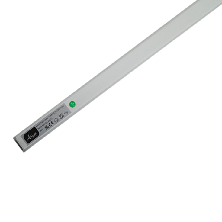 Ansell Lighting LED skena, inbyggd, 9,7x30,6 mm, 2 meter, aluminium