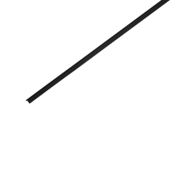 Ansell Lighting LED skena, inbyggd, 9,7x30,6 mm, 2 meter, svart